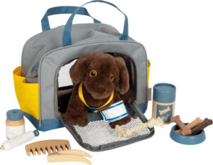 Small Foot Hund mit Tasche und Pflege-Set 12600