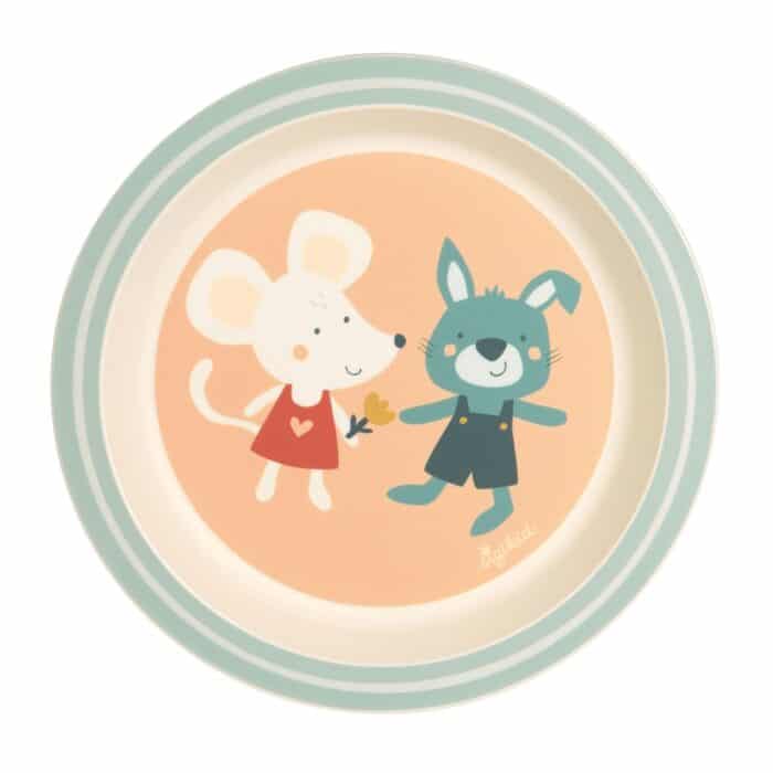 Sigikid Teller Maus und Hase Yellow 25351