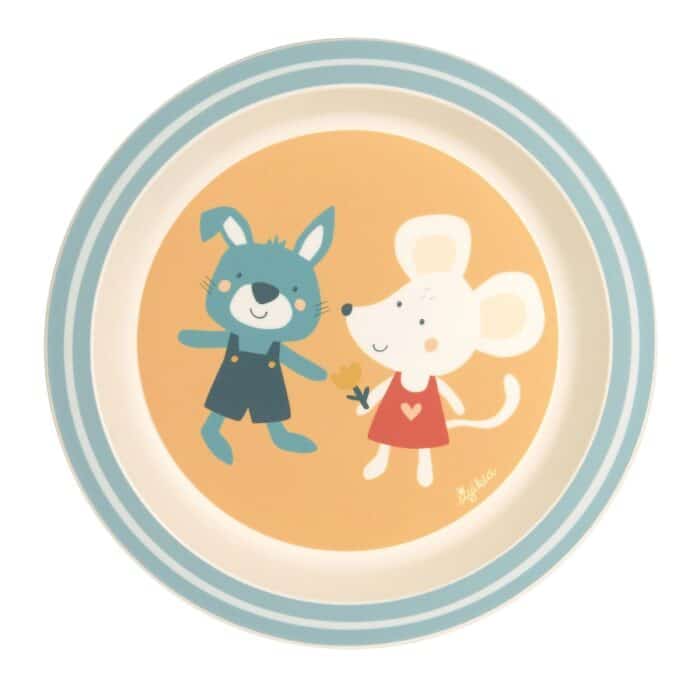Sigikid Teller Hase und Maus Yellow 25357
