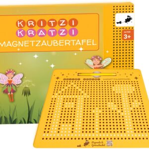 Magnetzeichentafel Gelb