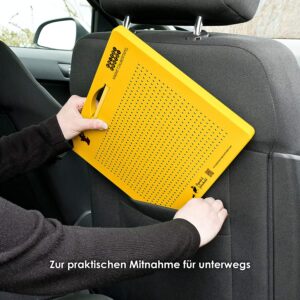 Magnetzeichentafel Gelb